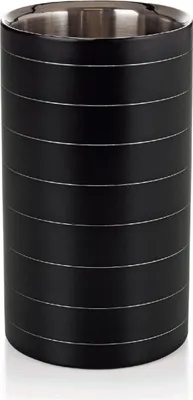 Produktbild von Flaschenkühler ø 11,5 cm pulverbeschichtet, schwarz, Edelstahl