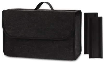Productafbeelding van Opbergorganizer voor de kofferbak, van vilt, met klittenbandsluiting, inklapbaar, afmetingen 40x15x25 cm