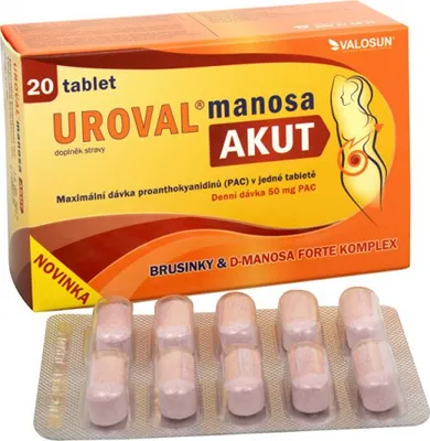 Image de Uroval manosa Akut 20 tbl.