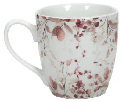 Produktbild von Porzellanbecher mit Blumenmuster, BERNADA, 480 ml