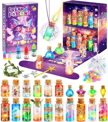 Produktbild von Zaubertrank Set Kinder Ab 6-12 Jahre Bastelset Mädchen Junge Violett