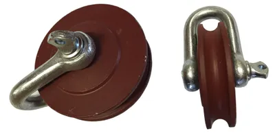 Produktbild von Rollenblock Auf Schäkel 100Mm - Bl Dicke 100