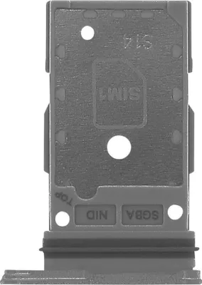 Produktbild von Samsung, SIM-Kartenhalter für Samsung Galaxy S24 FE Dual Nano-SIM Original, Schwarz