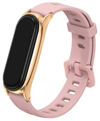 Zdjęcie produktu dla Opaska / pasek z ramką ChronSmarta do smartband'a Xiaomi Mi Band 7 (Różowy)