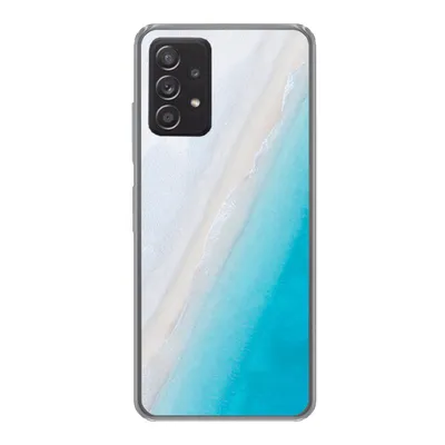 Produktbild von MuchoWow® Handyhülle Schutzhülle Hülle für Samsung Galaxy A53 5G Strand - Meer - Blau Silikon Softcase Handy Hülle - Schutzabdeckung