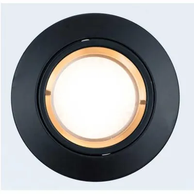 Produktbild von LED Einbaustrahler Schwarz – GU10 – 5W – rund – 230V – ohne Sprengring – Relco