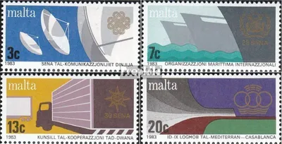 Produktbild von Briefmarken Malta 1983 Mi 682-685 (kompl.Ausg.) postfrisch Jahresereignisse