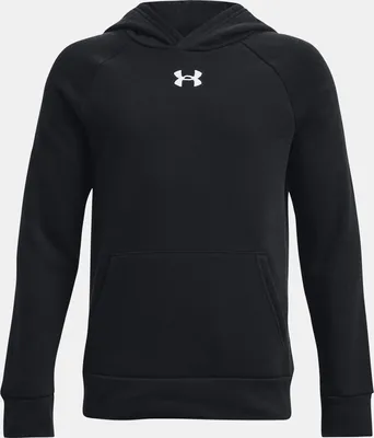 Produktbild von Under Armour Ua Rival Fleece Hoodie-Schwarz 1379792-001__YXS