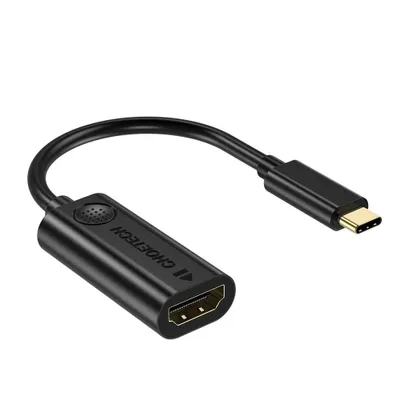 Produktbild von Choetech Adapter HUB USB Typ C Thunderbolt 3 auf HDMI 2.0 4K @ 60Hz (w) schwarz (HUB-H04BK)