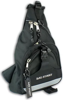 Obrázok produktu pre Taška Street Nylonový batoh Muži Ženy čierna 32x13x45 OTJ6570S