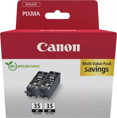 Produktbild von Canon PGI-35 BK Twin-Pack schwarz Druckerpatronen, 2er-Set