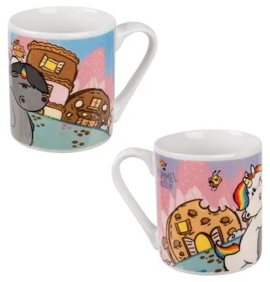 Porzellan-Kinderbecher Pummeleinhorn & Grummeleinhorn 230 ml
