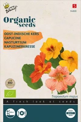 Produktbild von Kapuzinerkresse Rankende Mischung | Kapuzinerkressesamen von Buzzy Seeds