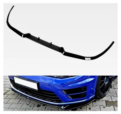 Produktbild von Frontstoßstange Kinn Frontspoiler Lippe 114 cm für Seat Leon - Schwarz glänzend