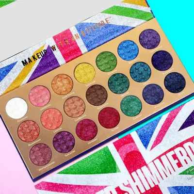 Produktbild von Rude United Shimmerdom – 21 Shimmer-Lidschattenpalette