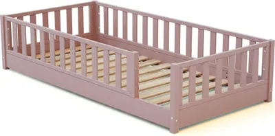 Productafbeelding van SONHO houten kindervloerbed 90x190