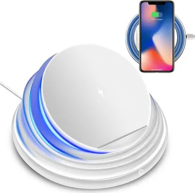 Zdjęcie produktu dla Verk 24023 Ładowarka bezprzewodowa Qi 10W USB C, kolorowa