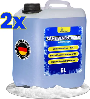 Produktbild von Mr. Perfect Scheiben Enteiser 2x5L - Effektiver Auto Scheibenenteiser