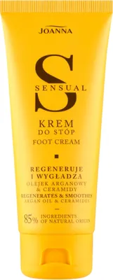Zdjęcie produktu dla Joanna Sensual Krem do stóp Olejek Arganowy & Ceramidy, 100 g