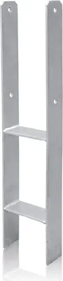 Produktbild von TolleTour 8x 121MM Pfostenanker H-Pfostenträger H-Anker Materialstärke 4.75 mm