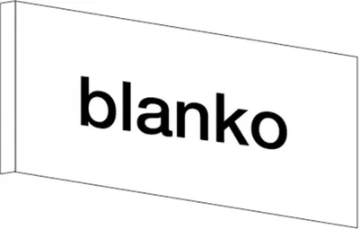 Produktbild von Dreifke® Fahnenschild, blanko, Kunststoff - 300x150x1 mm Kunststoff