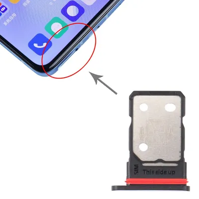 Image de Adaptateur pour support de carte SIM OnePlus 9, violet, pièce de rechange pour réparation