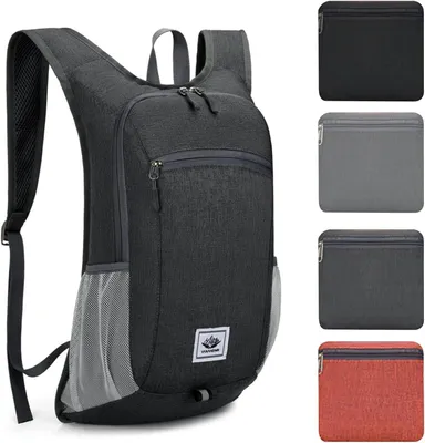 Immagine prodotto di Zaino pieghevole, ultraleggero e impermeabile, da 15 litri, dimensioni 45x28x13 cm, ideale per attività all'aperto