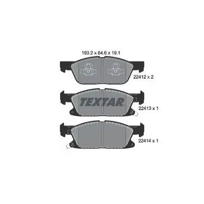 Produktbild von Textar Bremsbeläge vorne für Ford Galaxy S-Max ab 2015