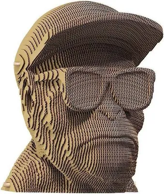 Produktbild von See No Evil 3D-Papp-Puzzle – Drei weise Affen Bastelset