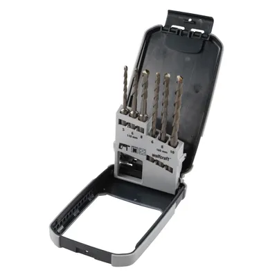 Produktbild von wolfcraft 6-tlg. Hammerbohrer-Set Standard 5-10 mm 7113000