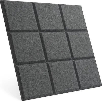 Obrázok produktu pre 3D FILCOVÉ NÁSTENNÉ PANELY, štvorcové, samolepiace, akusticky mäkké
