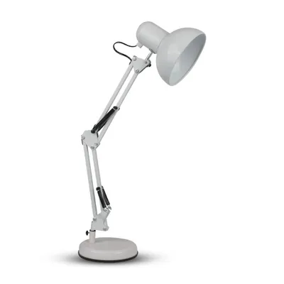 Obrázok produktu pre V-tac VT-7512 Stolná lampa - Stolná lampa s nastaviteľným ramenom - Biela - E27