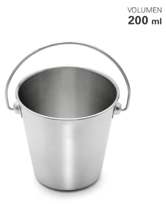 Produktbild von Karl Weis Mini-Eimer Ø 7,5 cm, Edelstahl