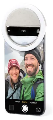 Immagine prodotto di Luci ad anello per smartphone, anelli luminosi per selfie con clip, ricaricabili