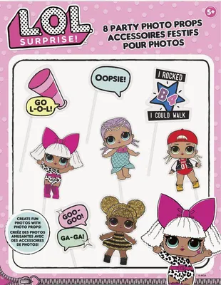 Productafbeelding van Fotoaccessoires LOL Surprise! 8 stuks.