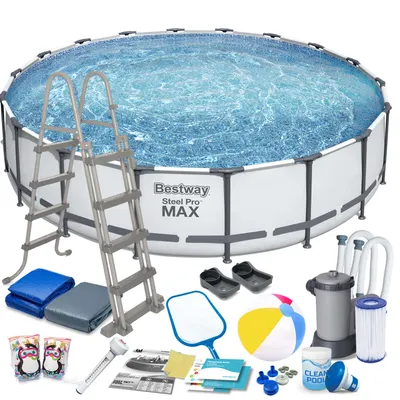 Produktbild von Rahmen-Gartenpool 549 x 122 cm 18-in-1 Bestway 56462