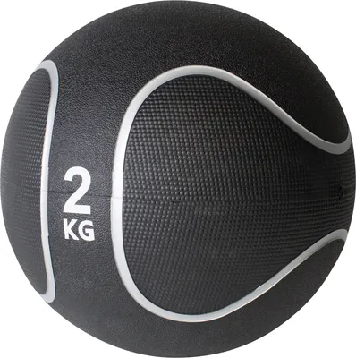 Produktbild von GORILLA SPORTS® Medizinball - 2kg Gewichte, Ø 23 cm, Rutschfest, aus Gummi - Slam Ball, Gewichtsball, Trainingsball, Fitnessball