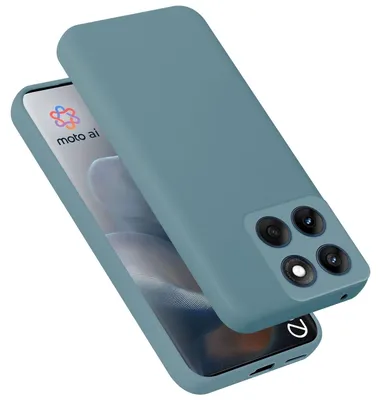 Produktbild von Cadorabo Hülle für Motorola Moto Edge 60 Fusion / Edge 60 Hülle Silikon Handyhülle Case aus flüssigem Silikon, Kratzfeste und stoßfeste Schutzhülle für Motorola Moto Edge 60 Fusion / Edge 60