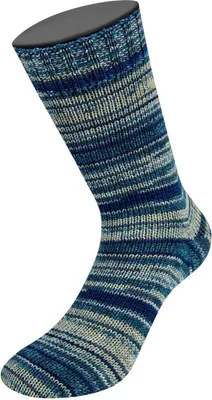 Produktbild von Lana Grossa - Meilenweit 100g Denim Mix Blue 4606 silbergrau hellgrau dunkelgrau graublau nachtblau jeans