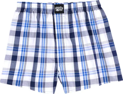 Produktbild von Lousy Livin Boxershorts Lousy Organic Check Sober Blue M