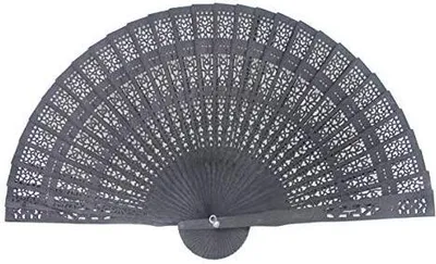 Produktbild von Holzfächer Handfächer Fächer schwarz