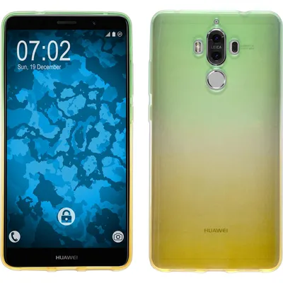 Produktbild von PhoneNatic Case kompatibel mit Huawei Mate 9 - Design:03 Silikon Hülle Ombrè + 2 Schutzfolien