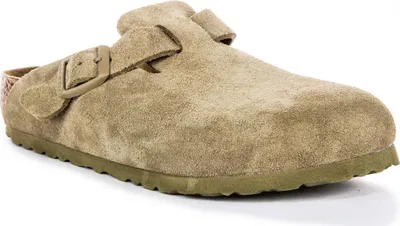 Obrázek produktu pro Birkenstock Boston Faded Khaki Normal Footbed - Pantofle - 1025788