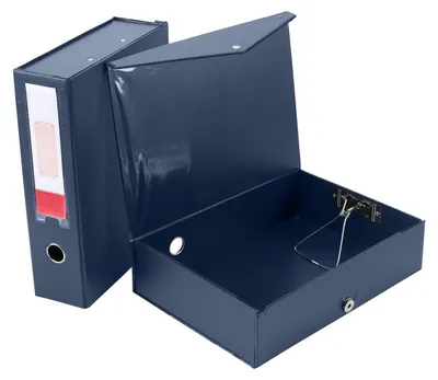Immagine prodotto di Set di 2 scatole formato A4 per l'archiviazione ordinata dei documenti