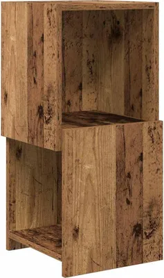 Image de vidaXL Armoire d'angle en bois ancien 30,5 x 30 x 65 cm Matériau dérivé du bois