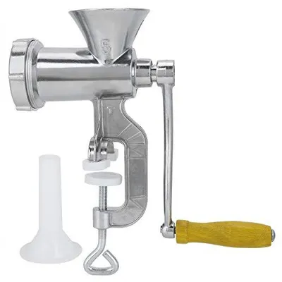 Handfleischwolf aus Aluminium, Wurstfüller, Gewürzmühle
