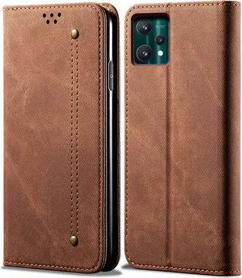 Obrázek produktu pro Pouzdro Realme 9 Pro, kožené flipové pouzdro typu kniha se stojánkem pro OPPO Realme 9 Pro Brown