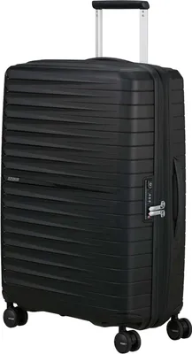 Zdjęcie produktu dla American Tourister Fastforward Spinner 68 cm z zamkiem szyfrowym TSA flash czarny