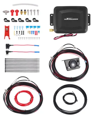 Image de Kit depour compresseur de suspension pneumatique 12 V, compatible avec tous les types de fourgonnettes