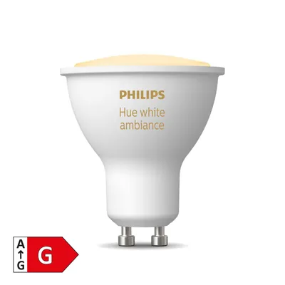 Produktbild von Philips Hue White Ambience GU10 LED-Spot Reflektorlampe Bluetooth dimmbar 5 Watt
